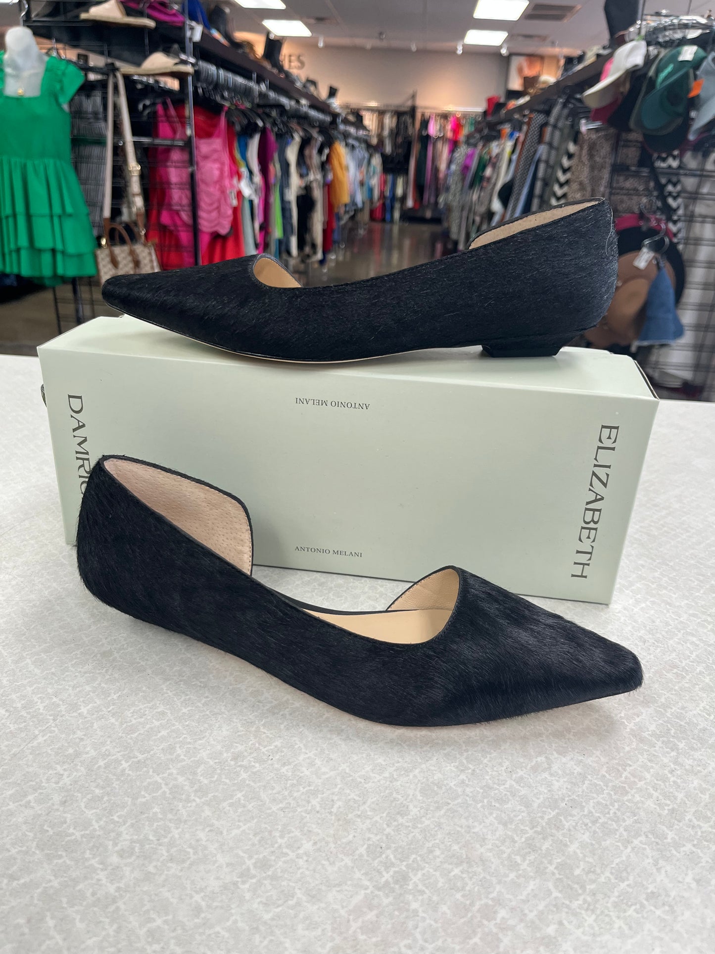 Shoes Flats By Antonio Melani In Black, Size:8