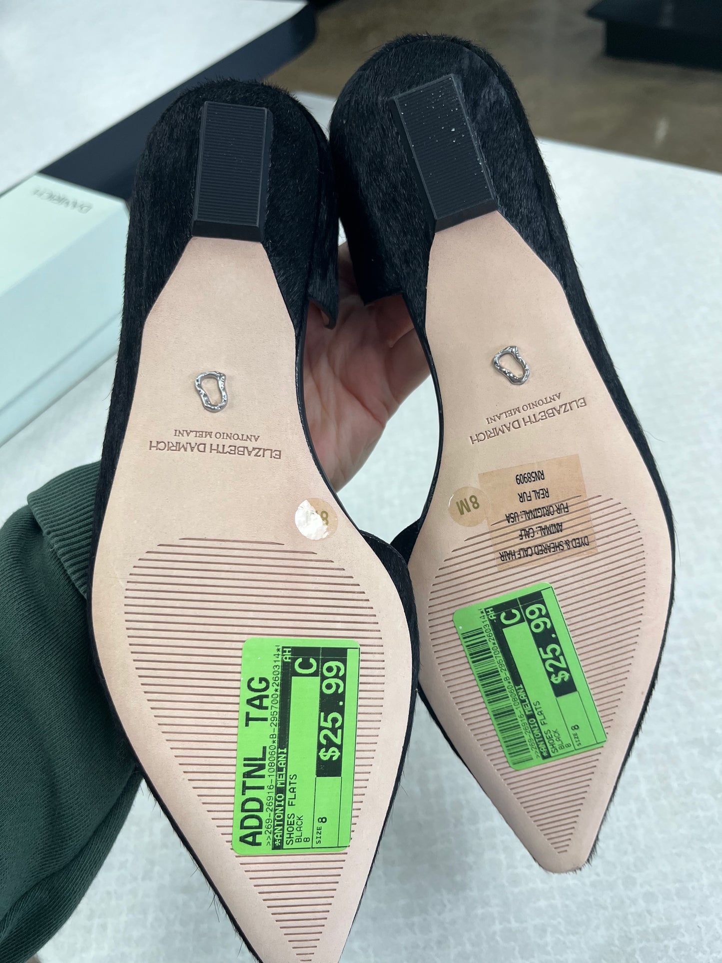 Shoes Flats By Antonio Melani In Black, Size:8