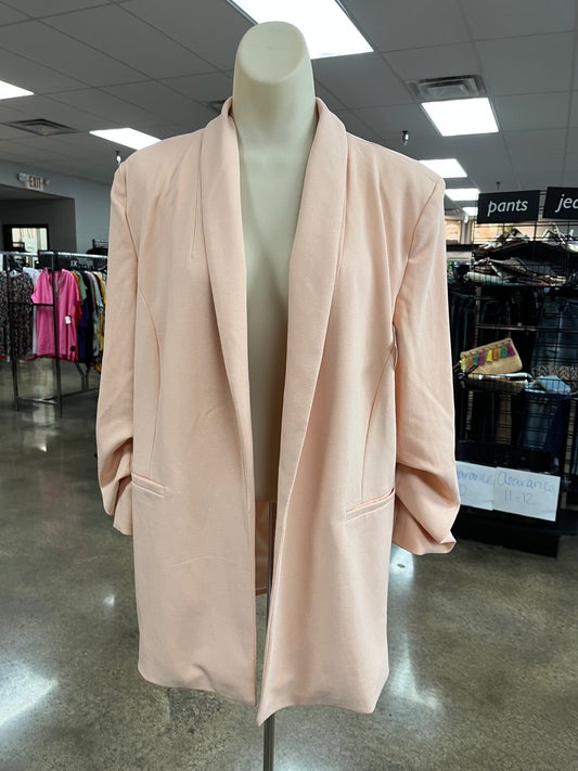 Blazer By Fashion Nova In Peach, Size:L