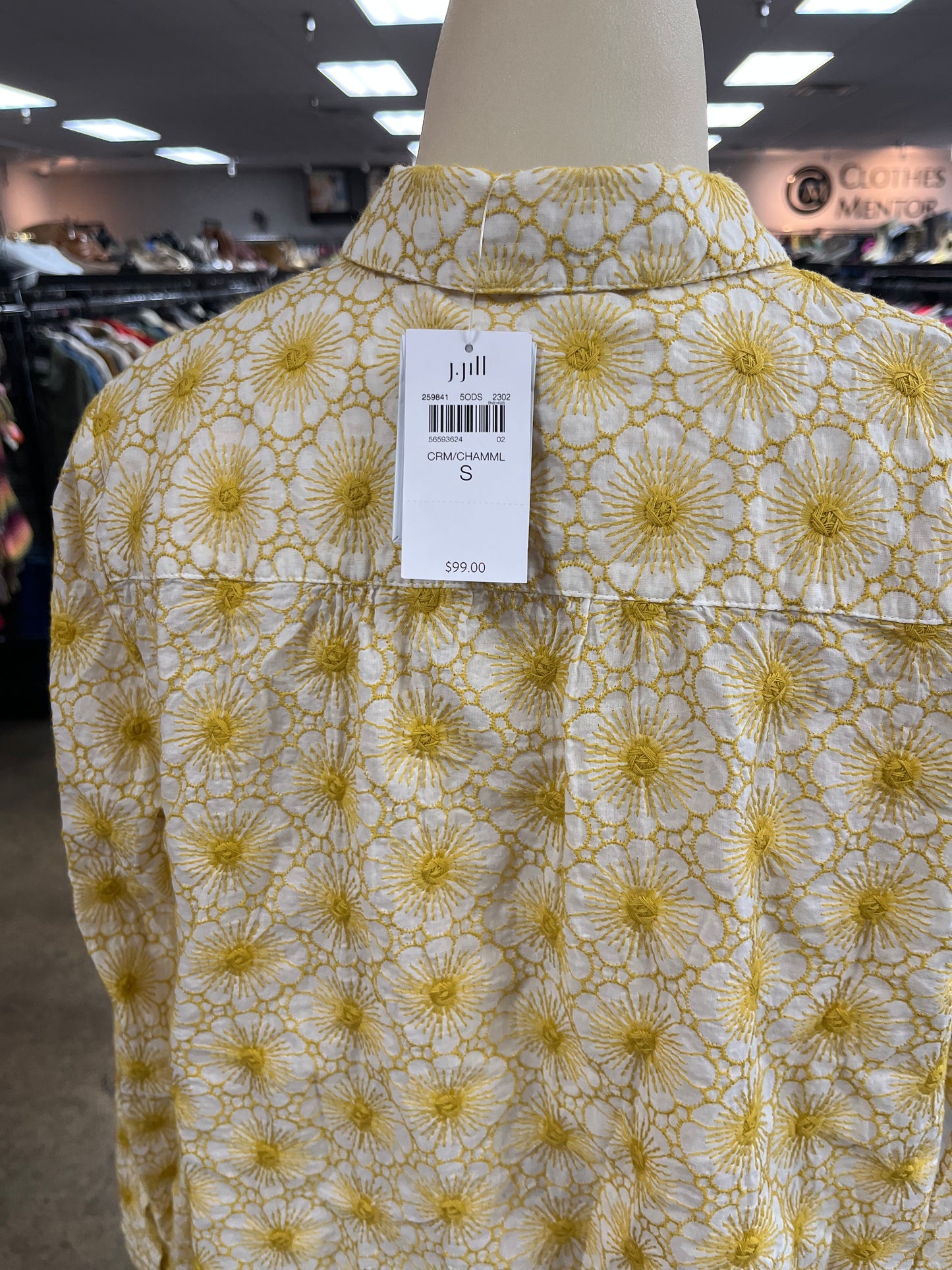 Top Ls By J. Jill In Yellow, Size:S