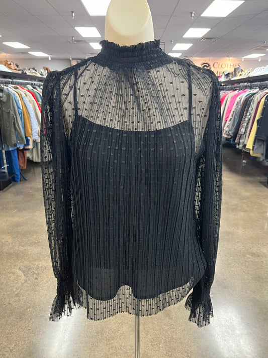 Top Ls By 1.State In Black, Size:S