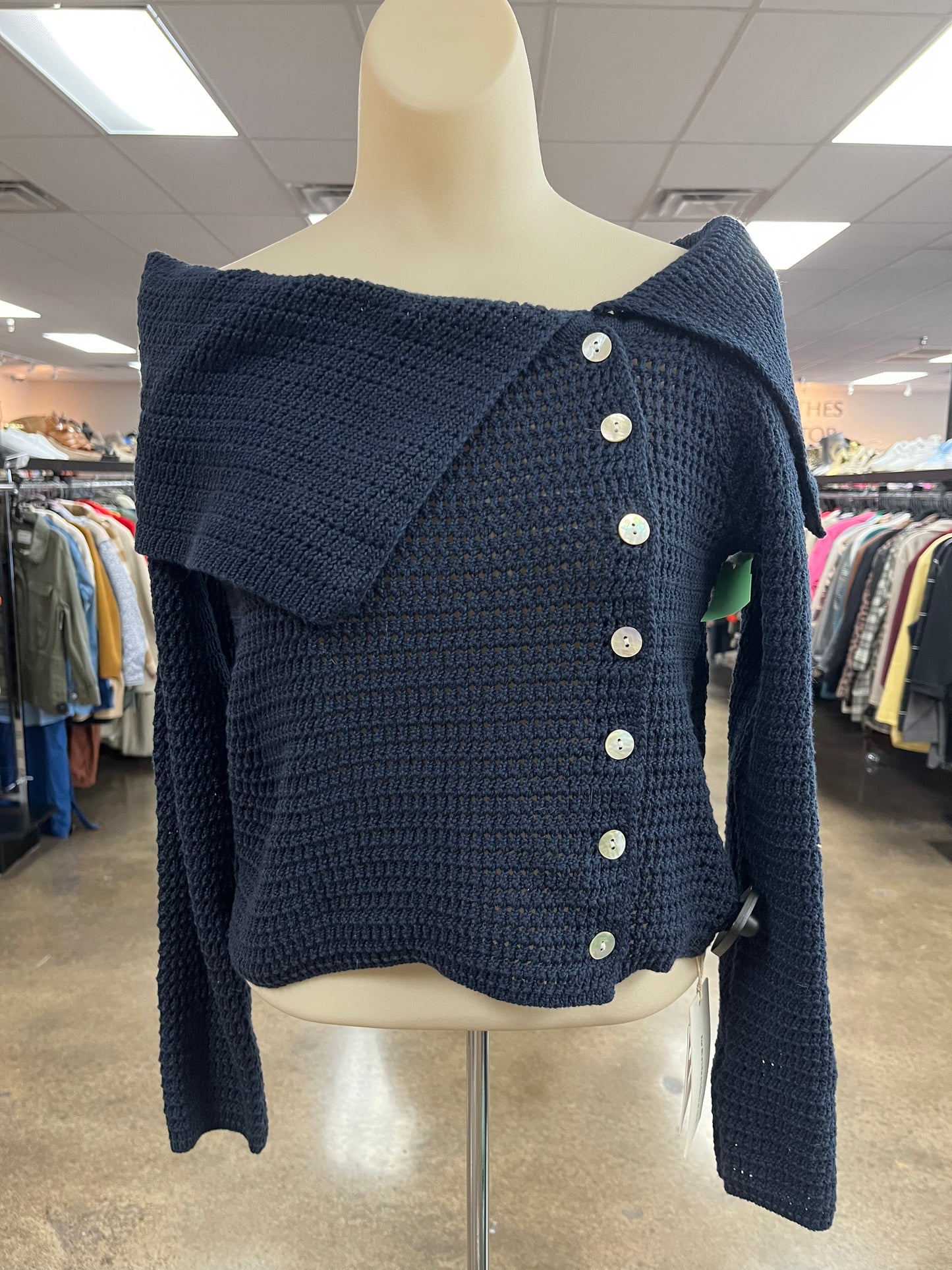 Sweater By Commense In Blue, Size:M