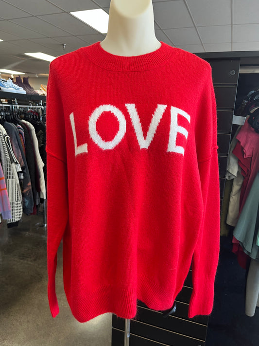 SWEATER by VINCE CAMUTO In RED, Size: XS