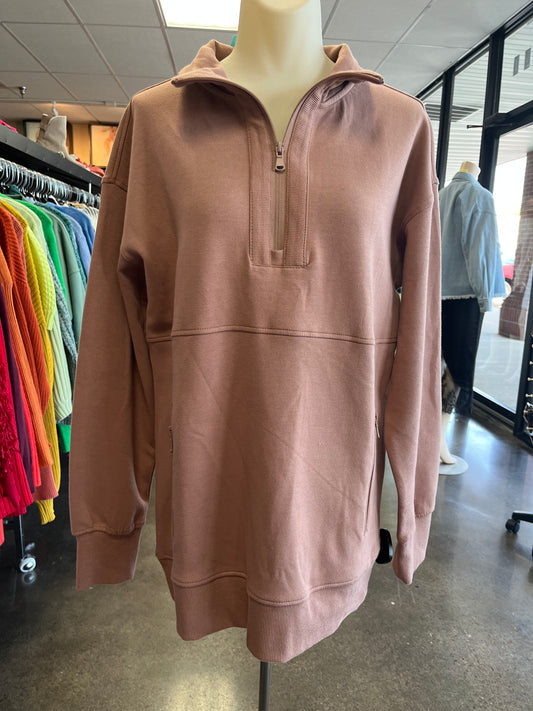 SWEATSHIRT COLLAR by MAURICES In TAN, Size: XS