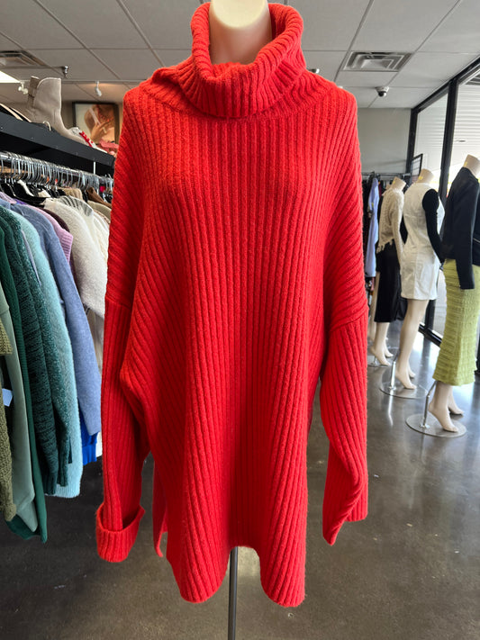 DRESS SWEATER by    CLOTHES MENTOR In ORANGE, Size: S