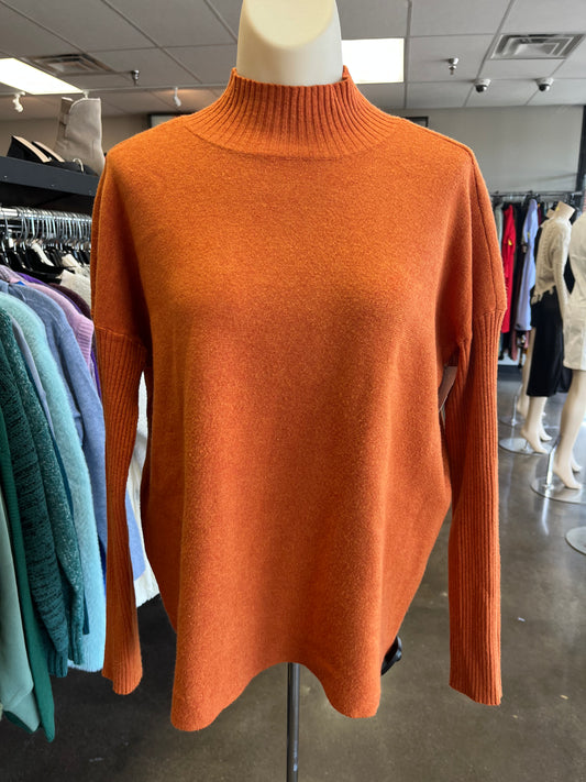 SWEATER by CYRUS KNITS In ORANGE, Size: M