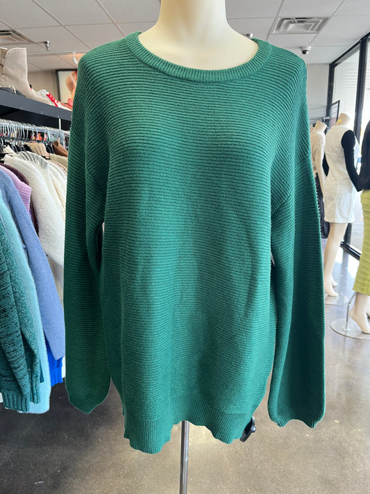 SWEATER by    CLOTHES MENTOR In GREEN, Size: S