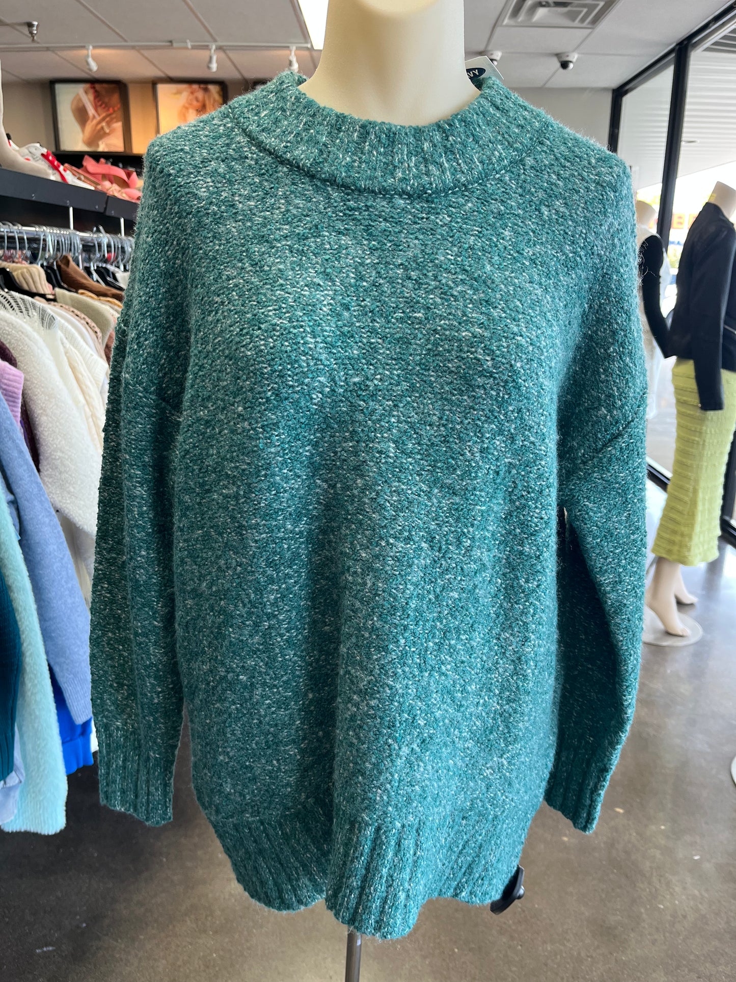 SWEATER by OLD NAVY In GREEN & WHITE, Size: S