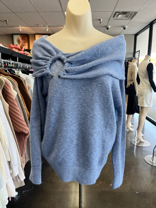 SWEATER by    CLOTHES MENTOR In BLUE, Size: S