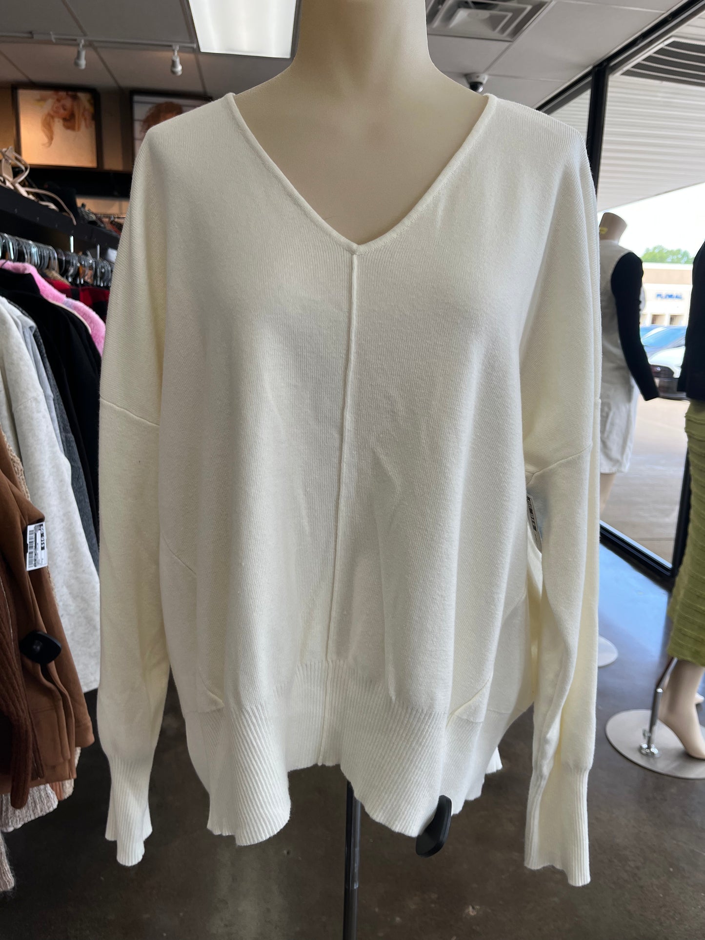 SWEATER by MER SEA In CREAM, Size: OSFM