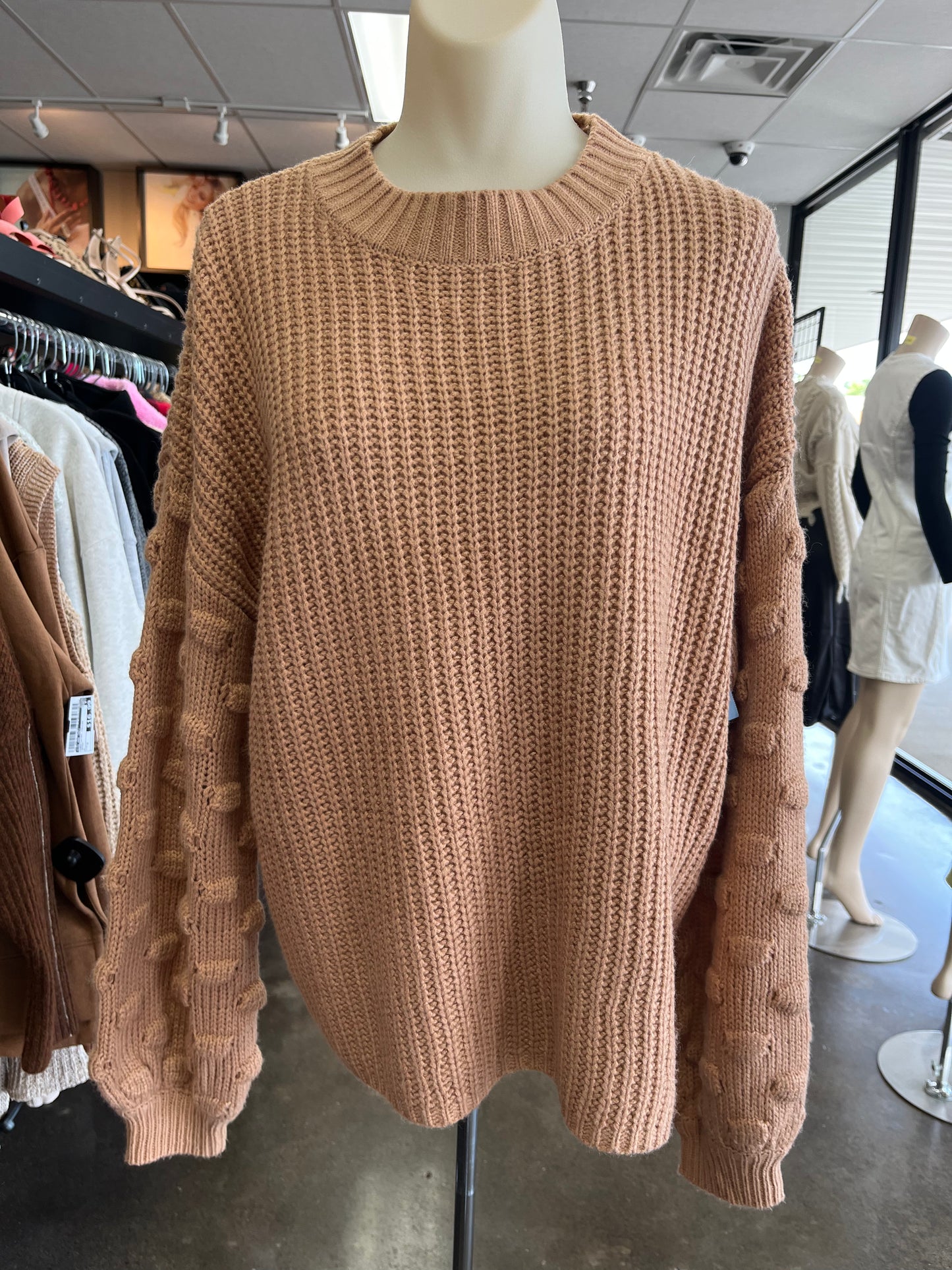 SWEATER by    CLOTHES MENTOR In TAN, Size: S
