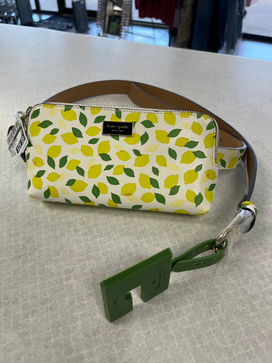 Belt Bag Designer By Kate Spade In Green & Yellow, Size:Small