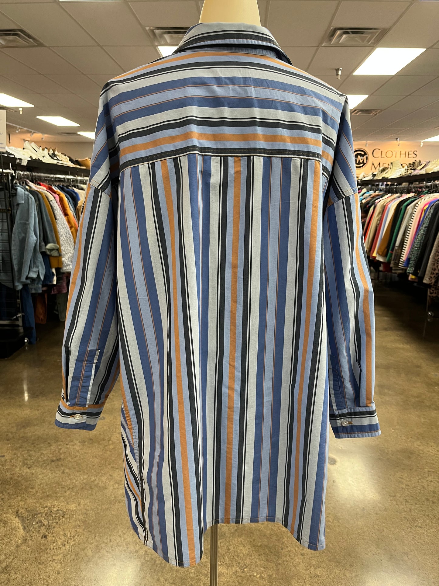 Top Ls By Bdg In Striped Pattern, Size:S