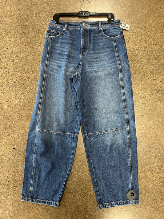 Jeans Straight By Loft In Blue Denim, Size:6