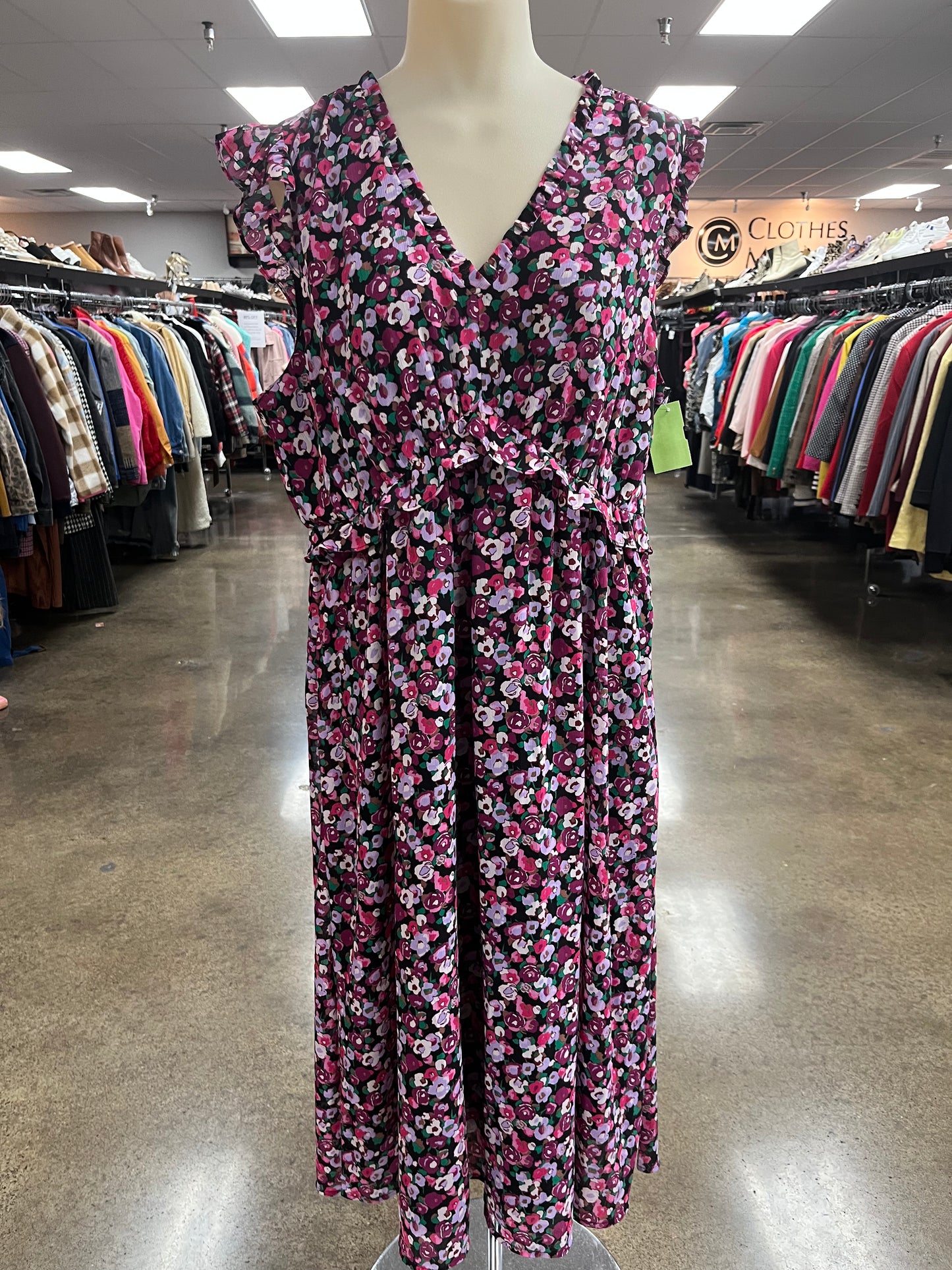 Dress Casual Midi By J. Crew In Pink, Size:14
