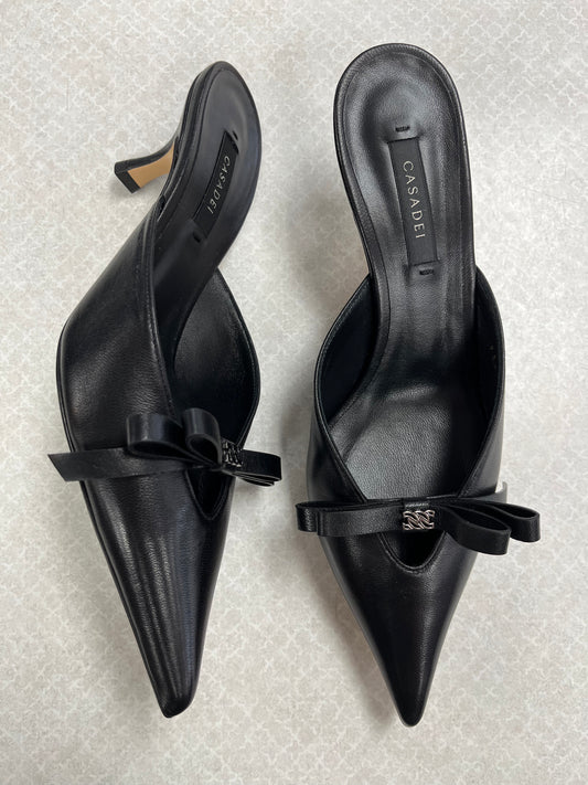 Shoes Heels Kitten By Casadei In Black, Size:6.5