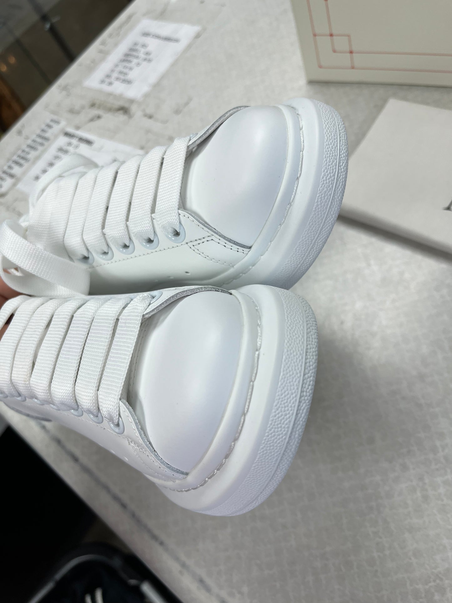 Shoes Luxury Designer By Alexander Mcqueen In White, Size:6