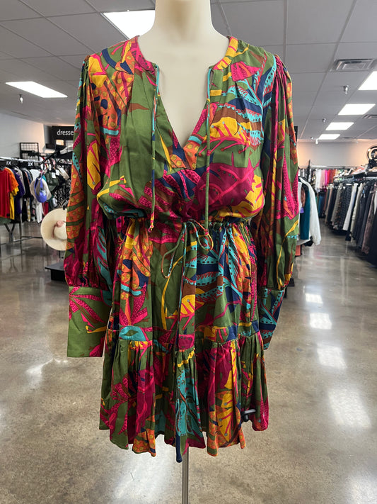 Dress Casual Short By Olivaceous In Tropical Print, Size:S
