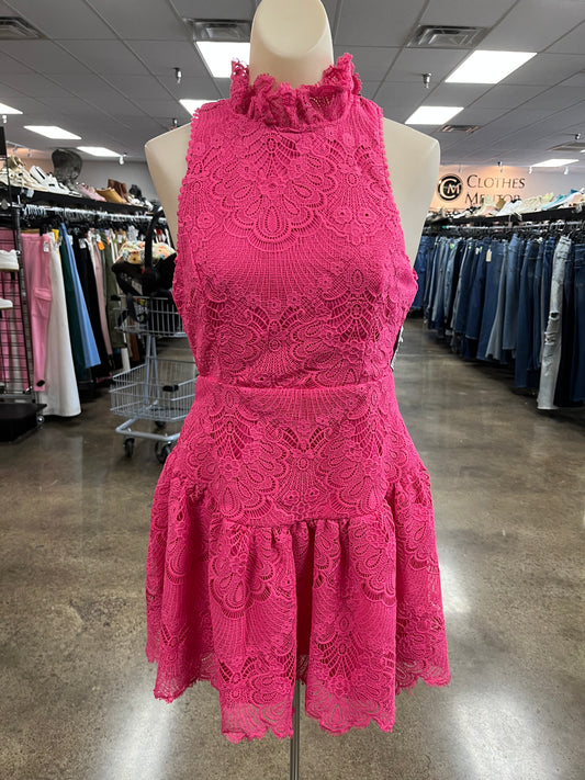 Dress Casual Short By Do + Be In Pink, Size:M