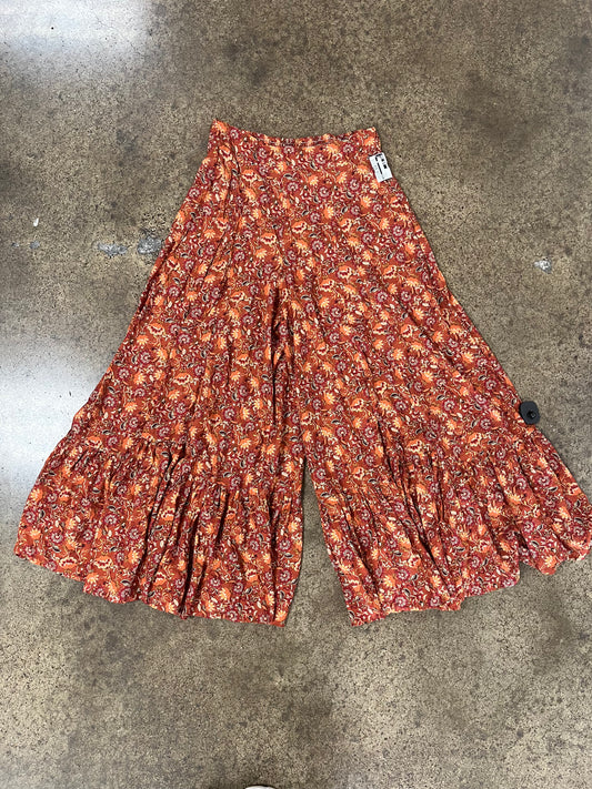 Pants Wide Leg By Shein In Orange, Size:L
