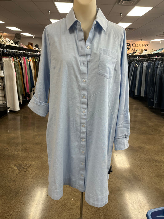 Dress Casual Short By Crown And Ivy In Blue, Size:M