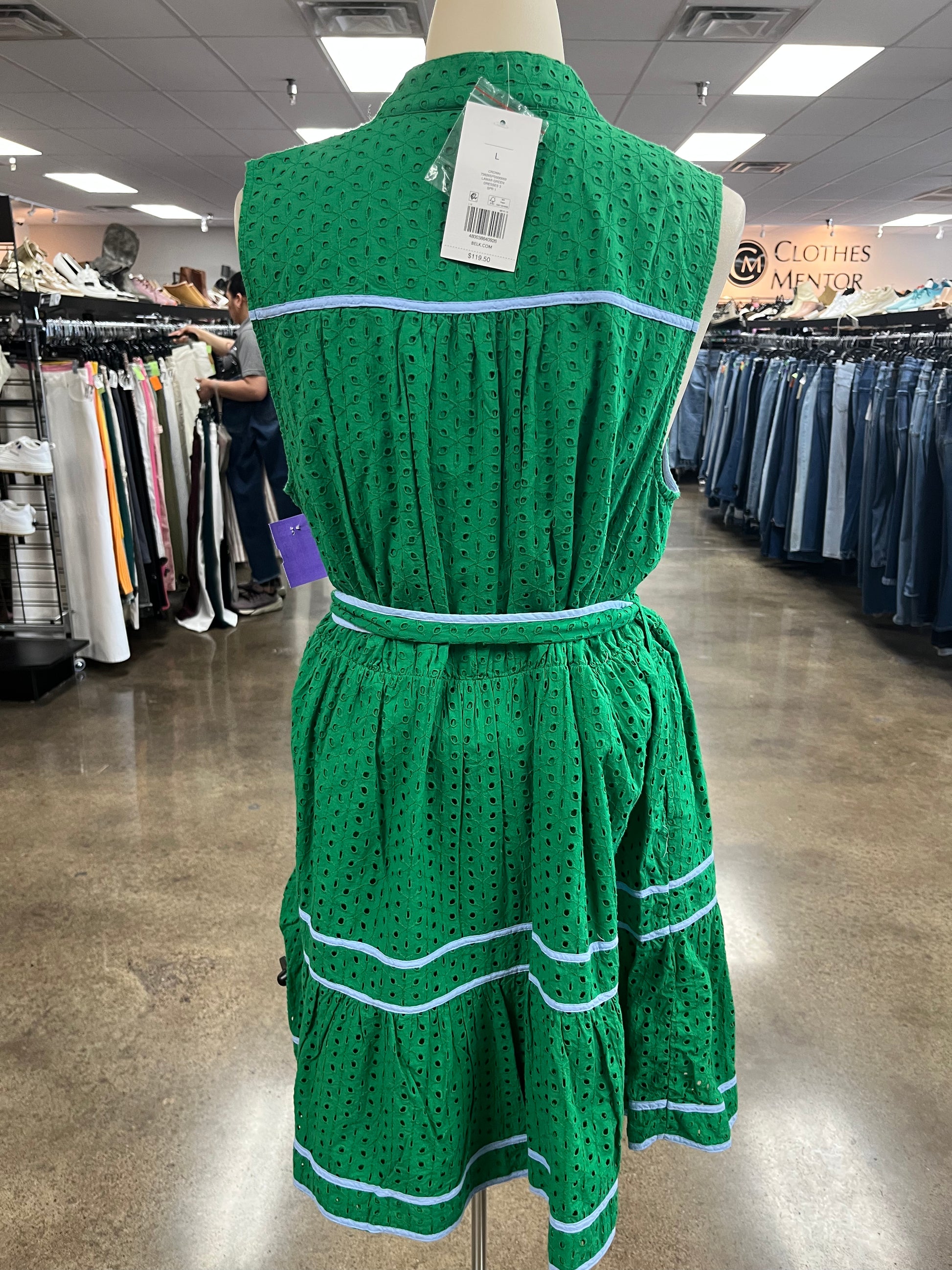 crown and ivy green dress When I got this Crown & Ivy dress from Belk, I squealed! It is a total Anthropologie Somerset dupe, but frankly a bit better. The material is a slightly thicker and nicer, it has pockets AND the price