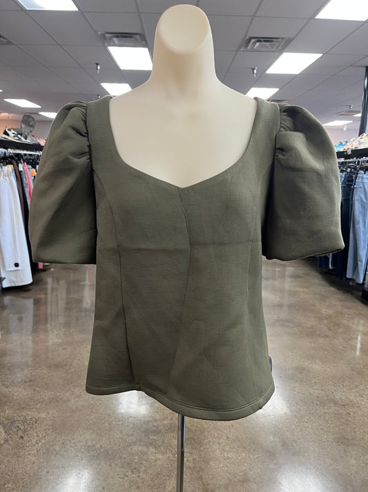 Top Ss By English Factory In Green, Size:L