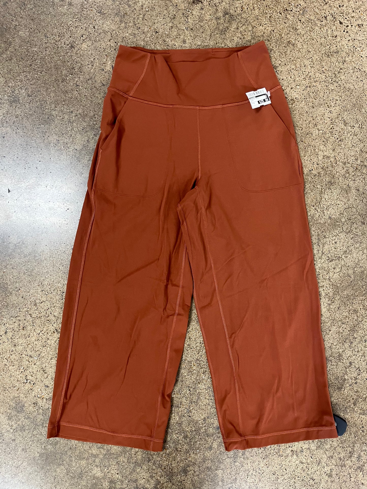 Athletic Capris By Lululemon In Brown, Size:8