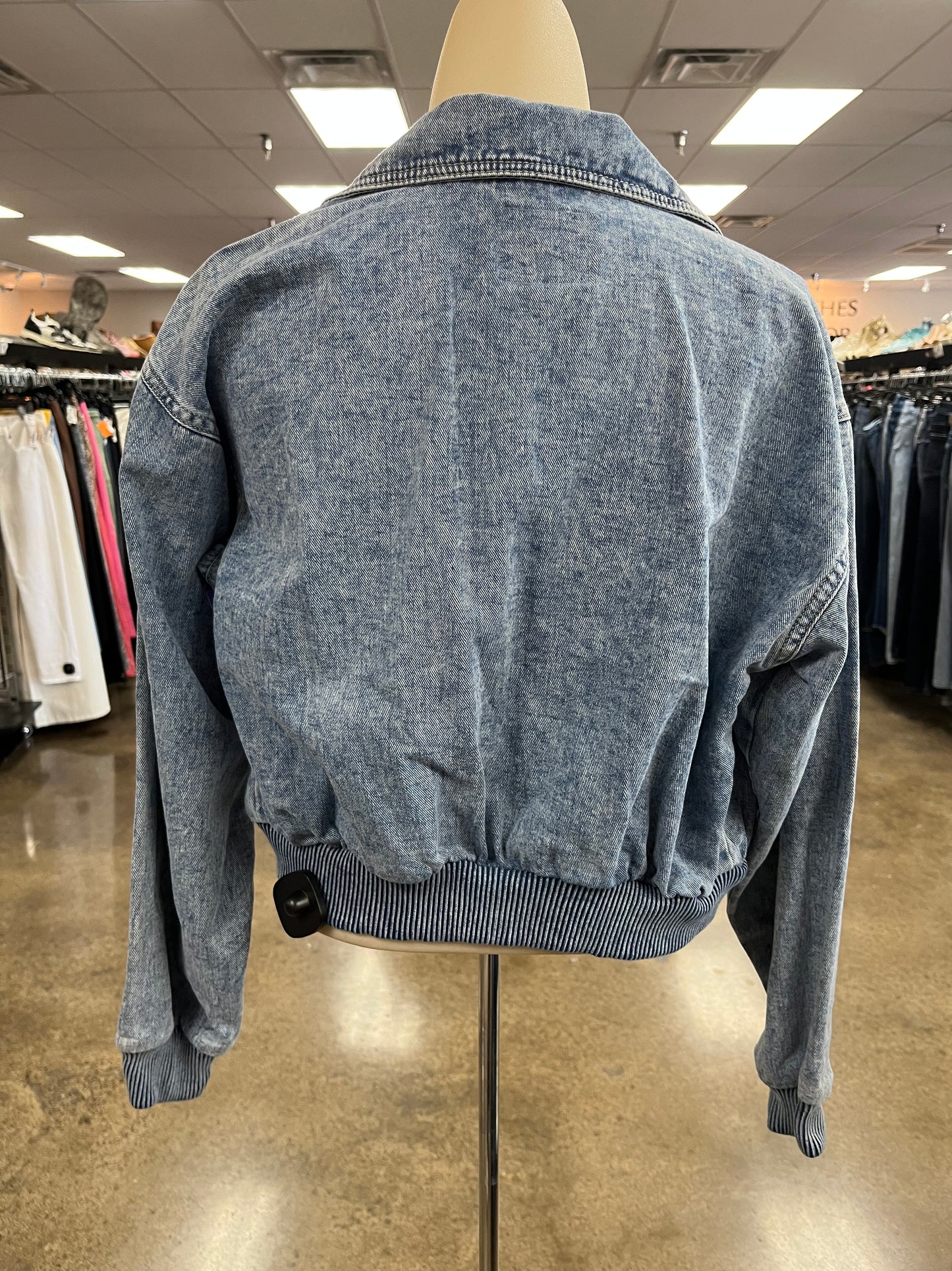 Jacket Other By Celebrity Pink In Blue Denim, Size:M