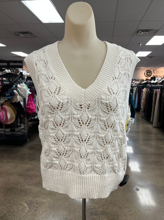 Sweater By Loft In Cream, Size:S