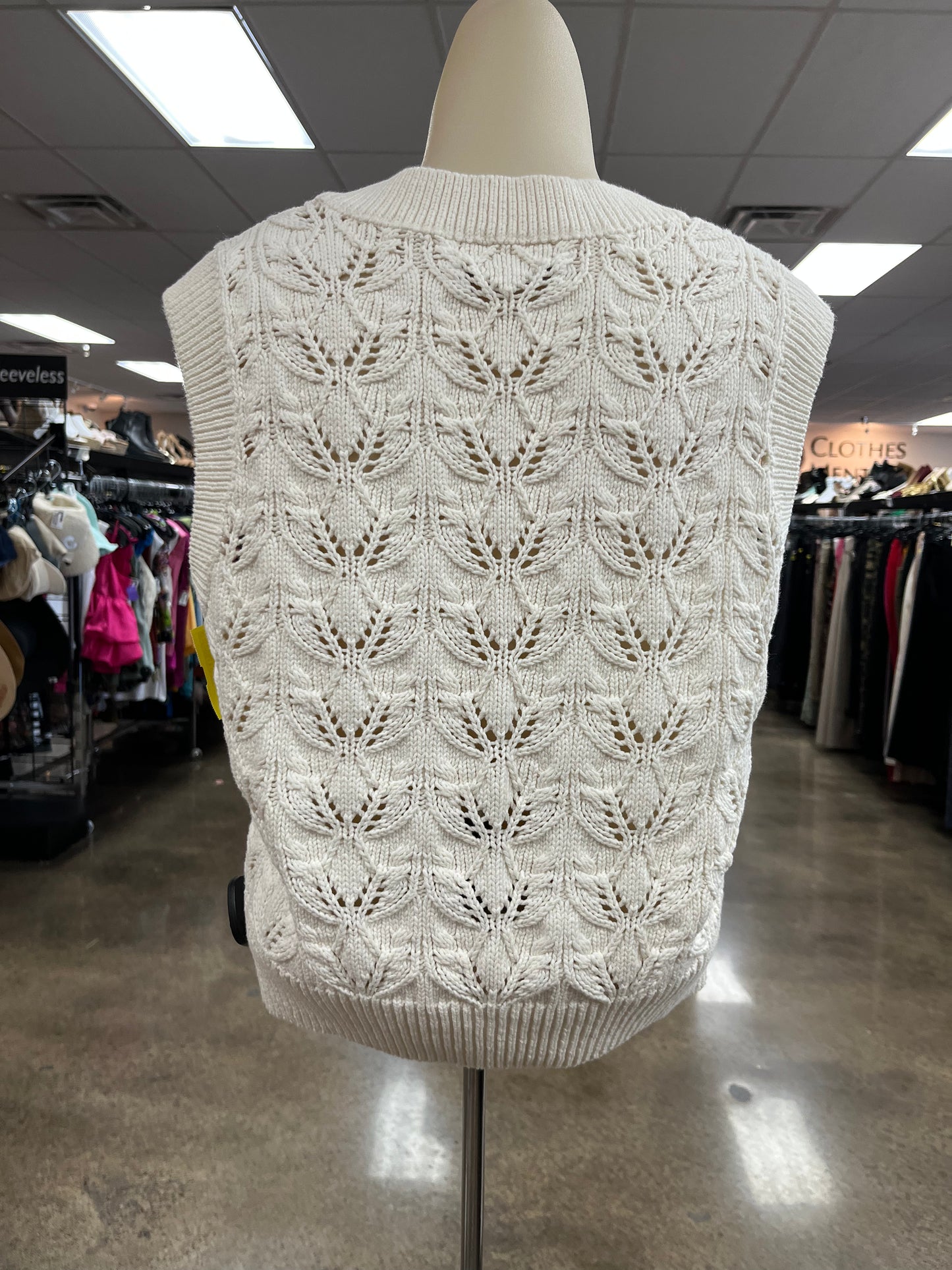 Sweater By Loft In Cream, Size:S