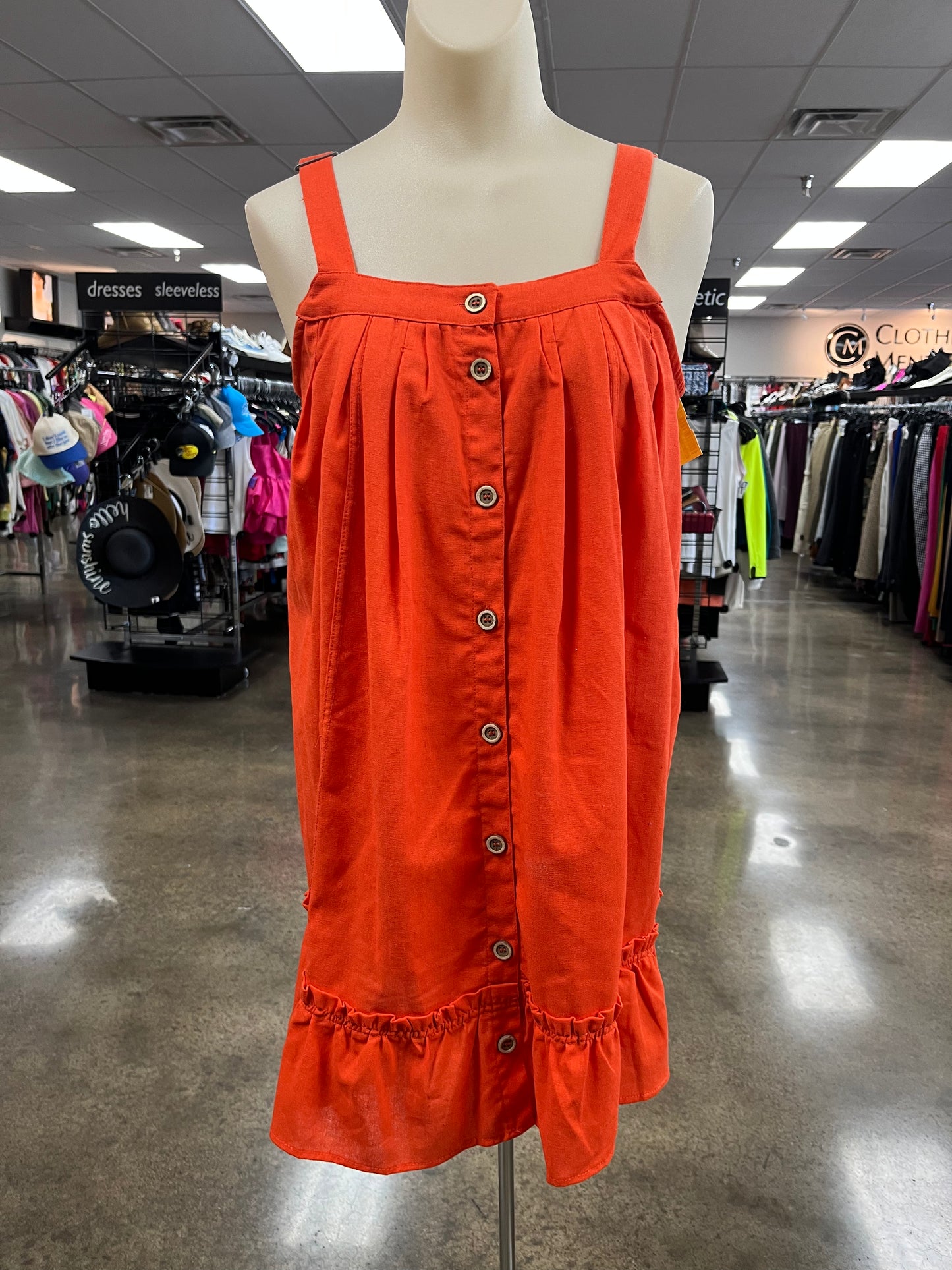 Dress Casual Short By New In In Orange, Size:S