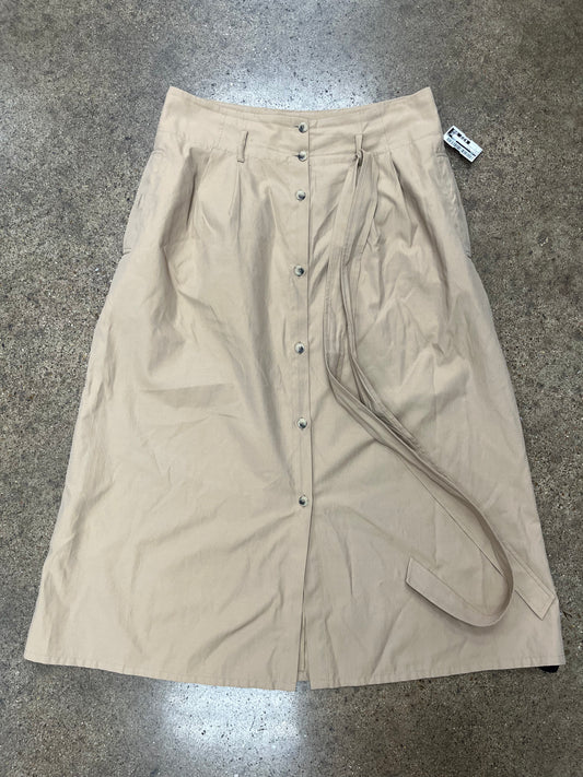 Skirt Maxi By Cma In Tan, Size:L
