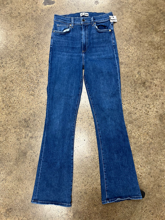 Jeans Flared By Le Jean In Blue Denim, Size:6