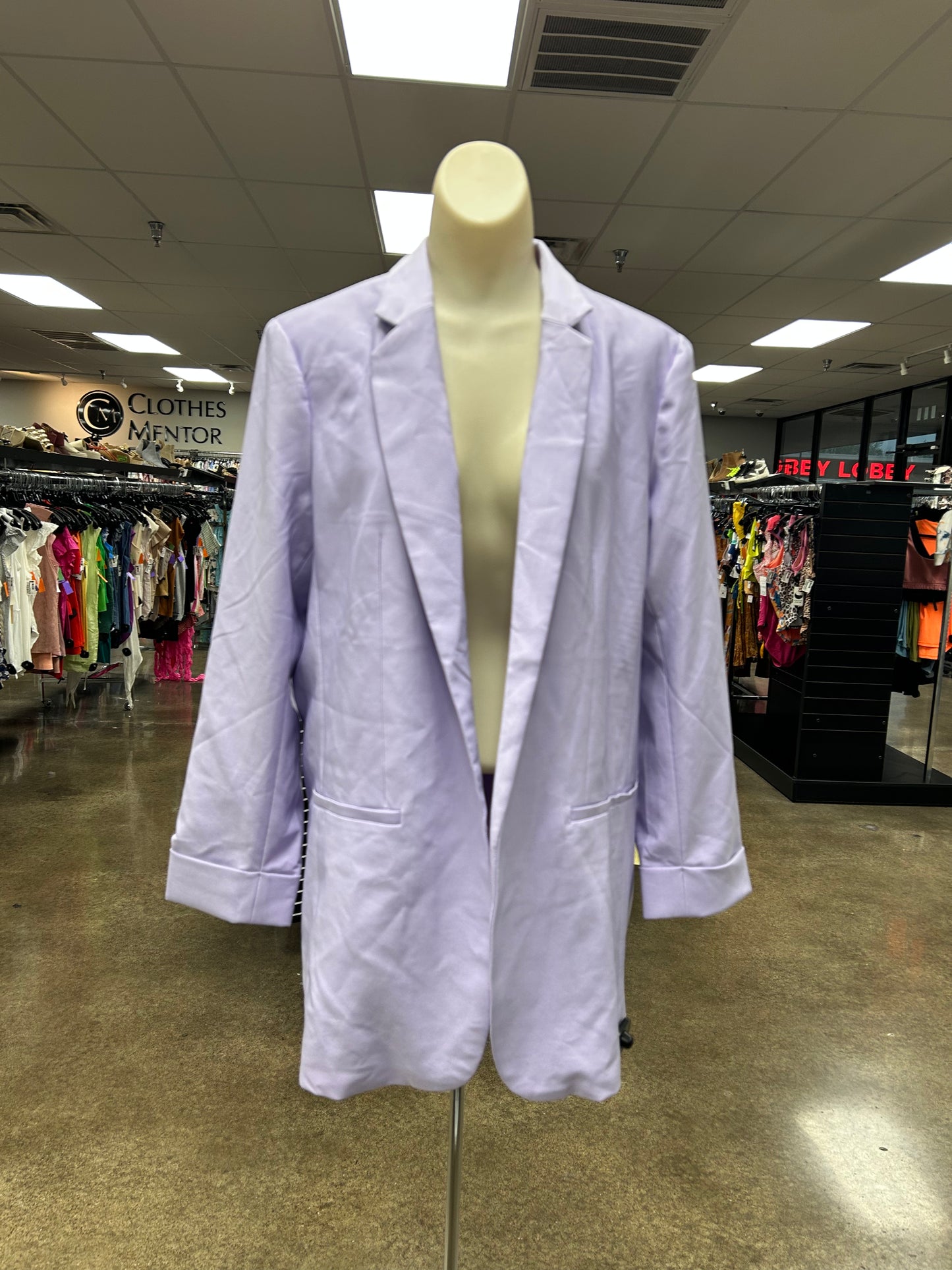 Blazer By Love Tree In Purple, Size:Xl