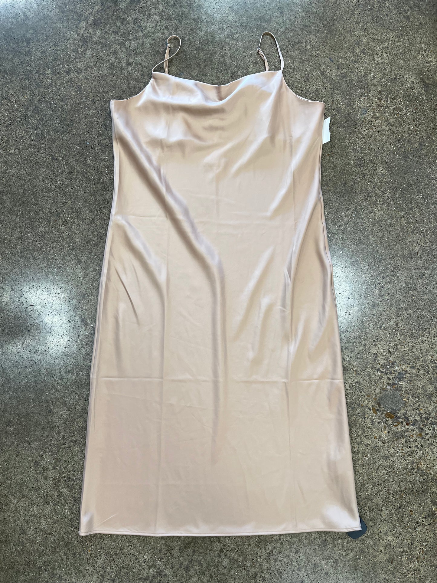 Dress Party Long By Banana Republic In Tan, Size:Xl