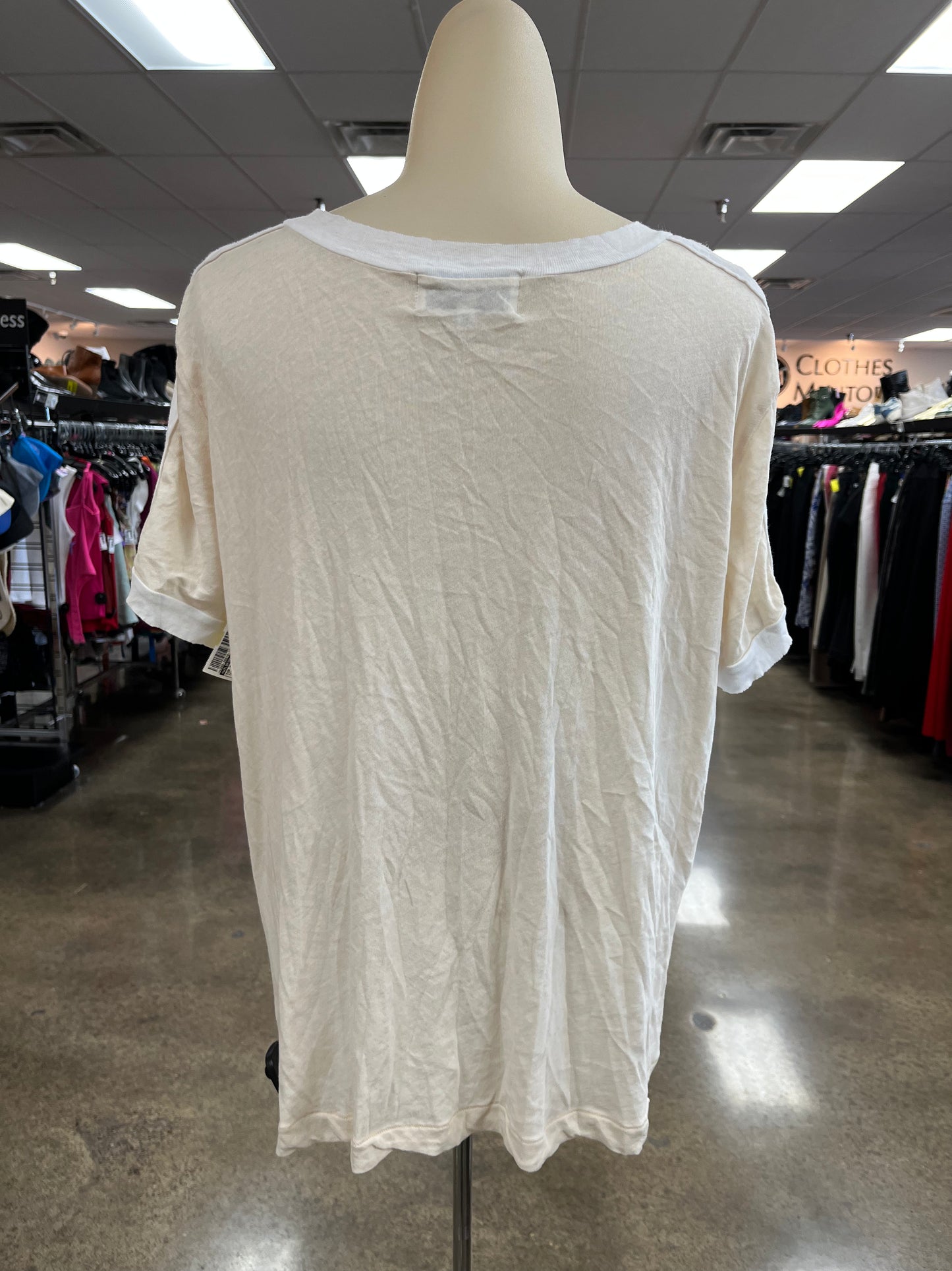 Top Ss By Wildfox In Cream, Size:L