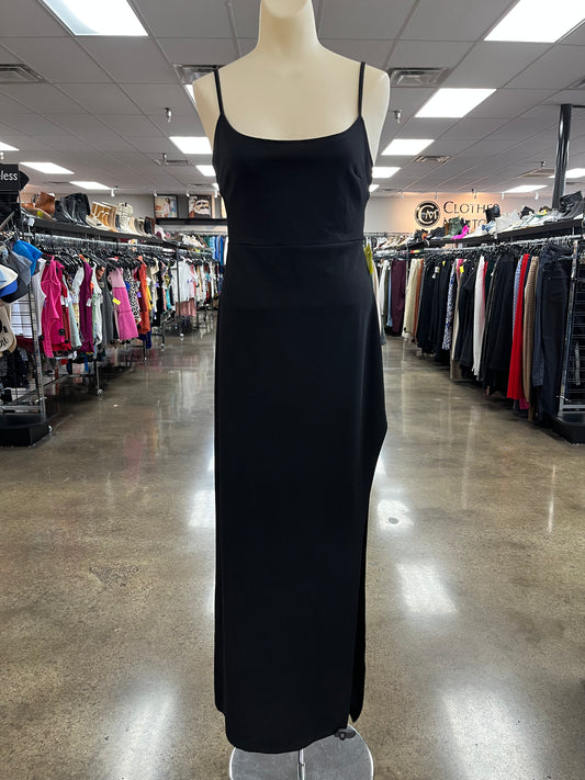 Dress Party Long By Clothes Mentor In Black, Size:M