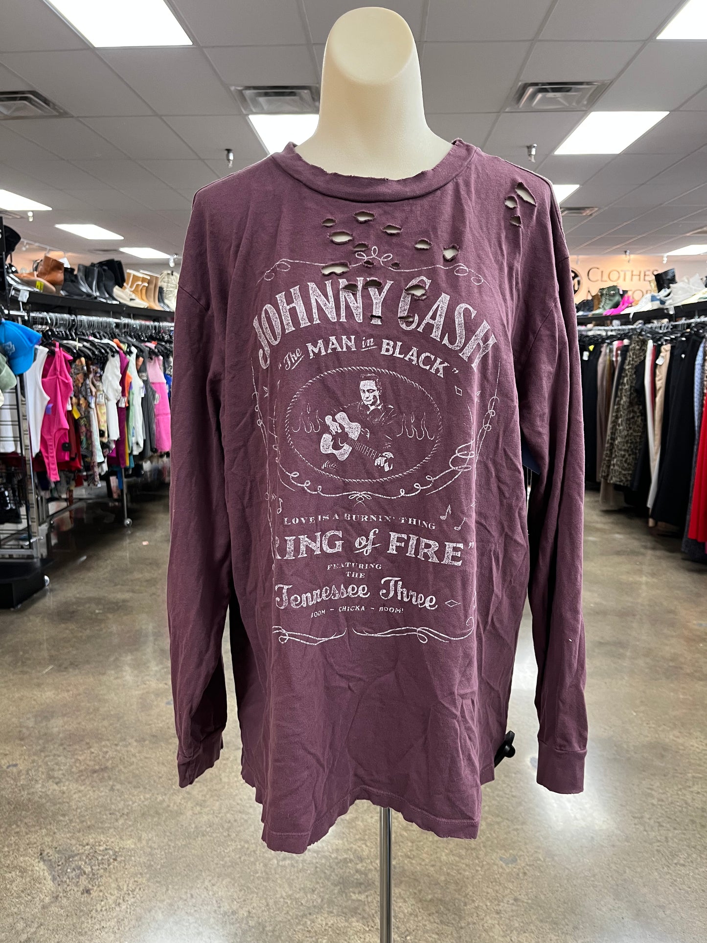 Top Ls By Daydreamer In Maroon, Size:L