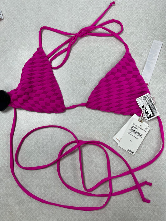 Swimsuit Top By Good American In Pink, Size:M