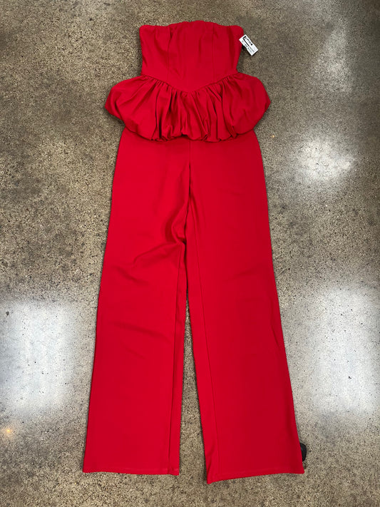 Jumpsuit By Fashion Nova In Red, Size:Xs