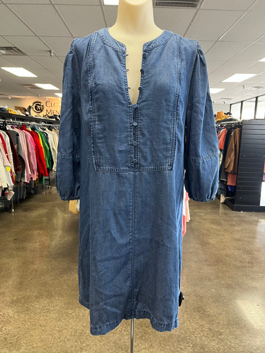 Dress Casual Short By Loft In Blue Denim, Size:L