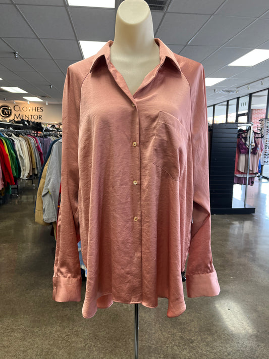 Top Ls By Wilfred In Peach, Size:M