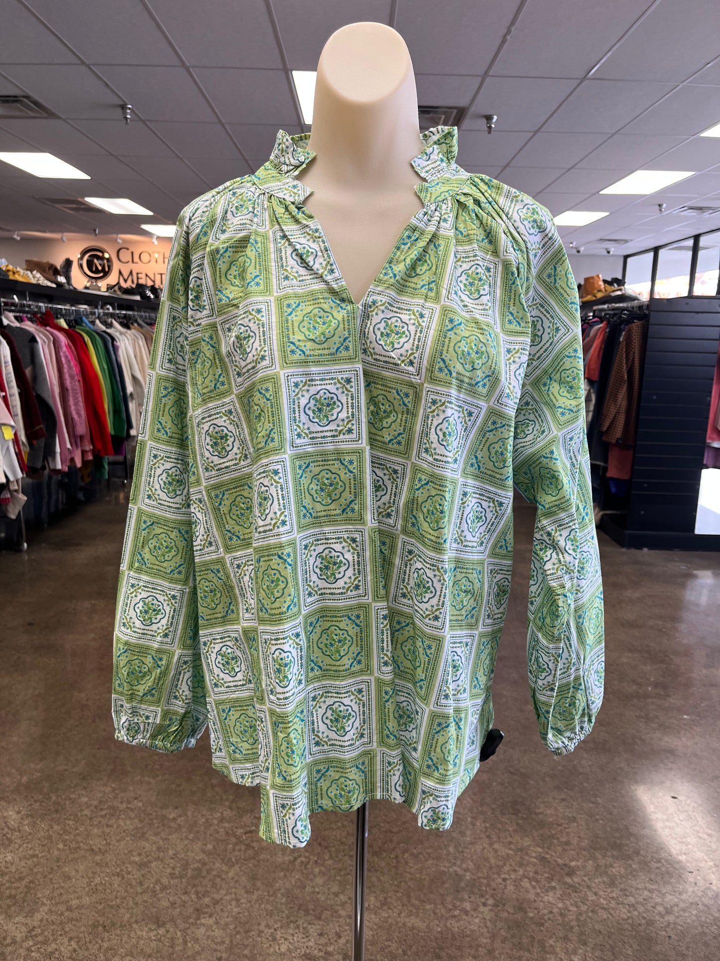 Top Ls By Cmb In Green, Size:L