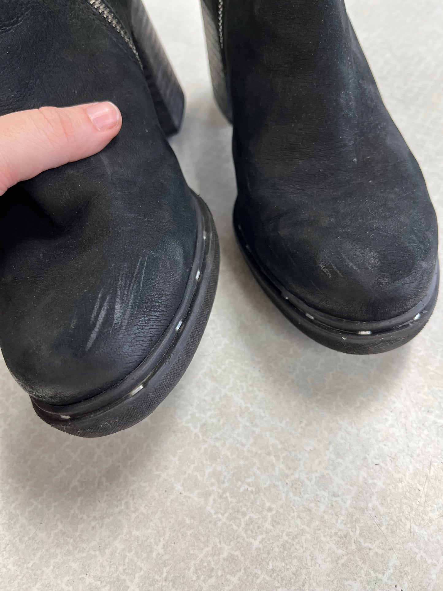 Boots Ankle Heels By Otbt In Black, Size:7.5