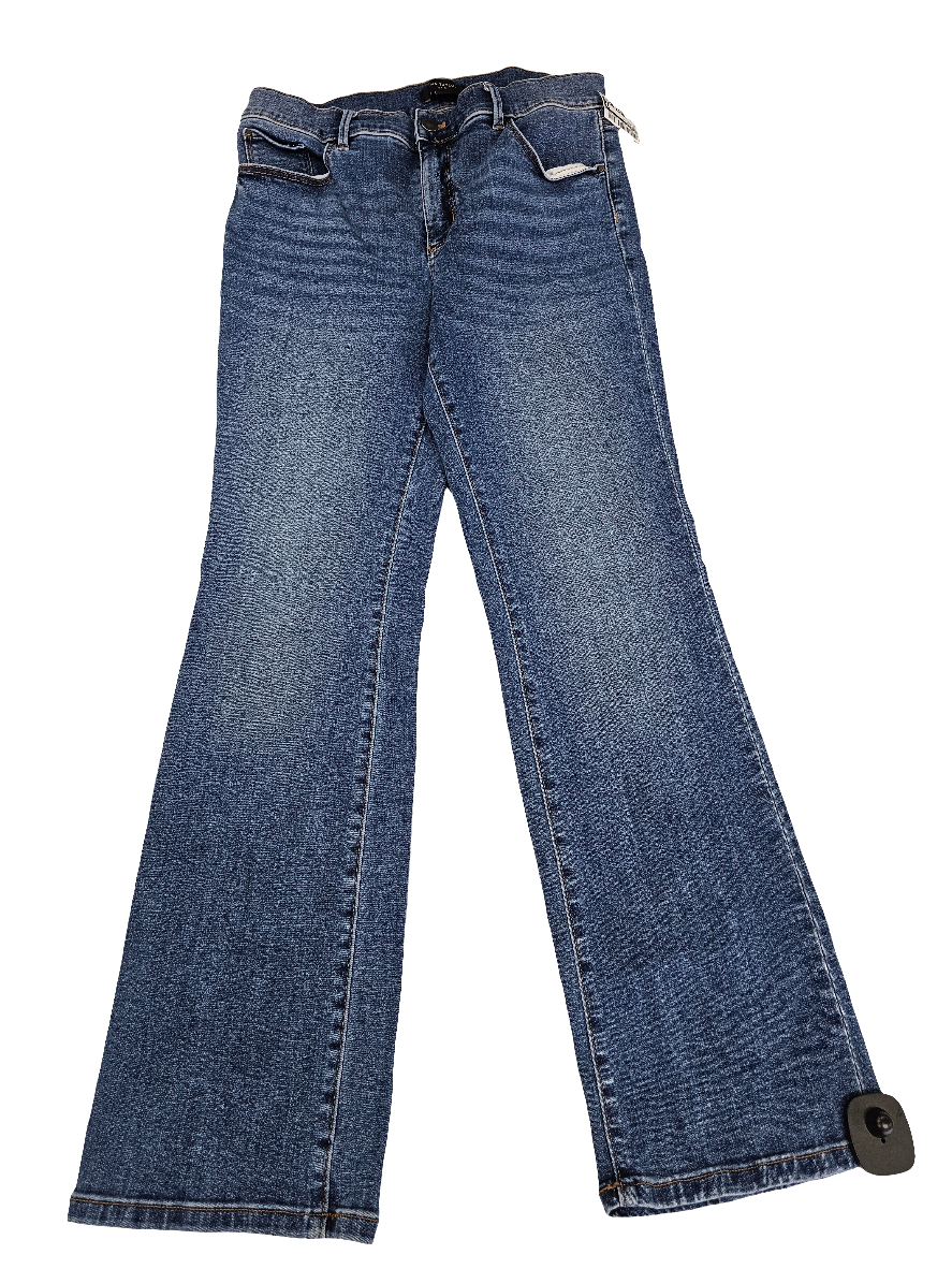 Jeans Boot Cut By Ann Taylor In Blue Denim, Size:12P