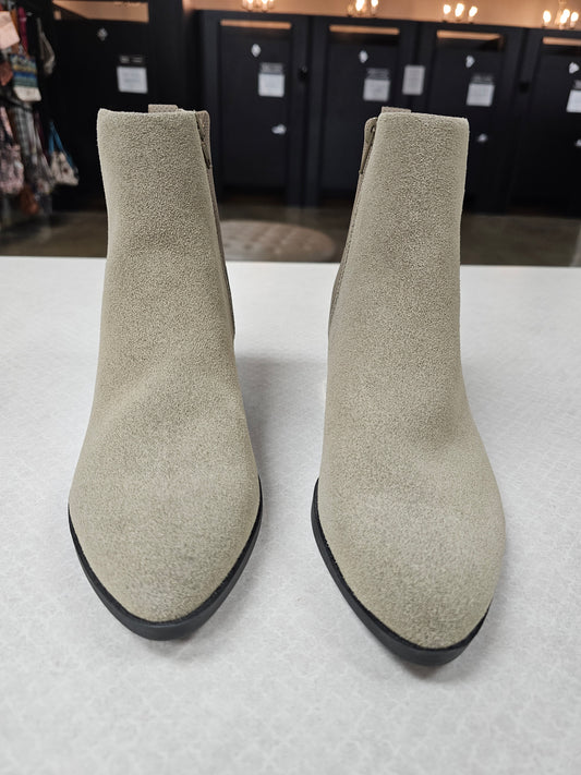 Boots Ankle Flats By Call It Spring In Taupe, Size:7.5