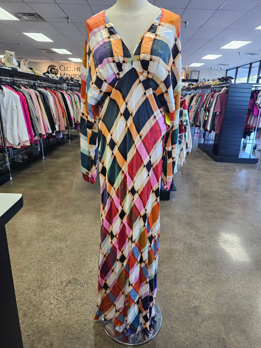 Dress Casual Maxi By Cmb In Multi, Size:10