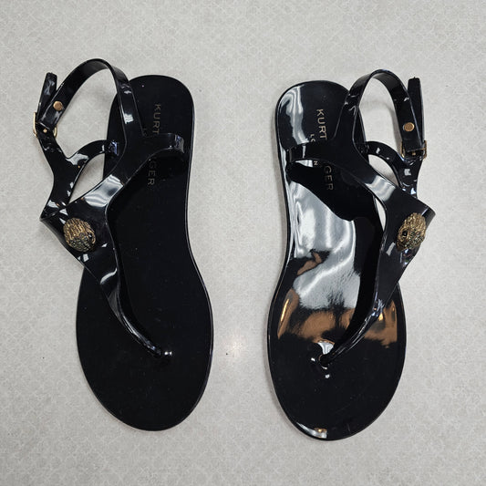 Sandals Flats By Kurt Geiger London In Black, Size:9