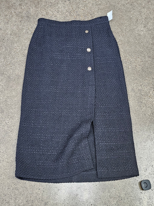 Skirt Midi By Clothes Mentor In Black, Size:8